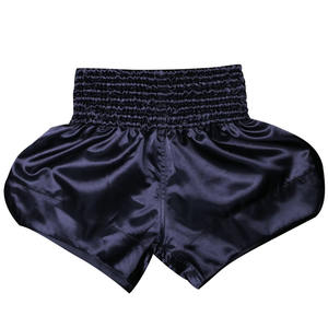 100% poliéster sublimado impreso hecho a medida haga su PROPIO Muay Thai corto de calidad superior hombres y mujeres usan pantalones cortos Muay Thai - Product Image 2