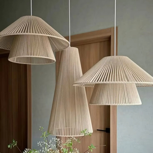 โป๊ะโคมงานแฮนด์เมดโดย vifarmex | โรงงานโคมไฟหวายไม้ไผ่สำหรับตลาดโลก - Product Image 1