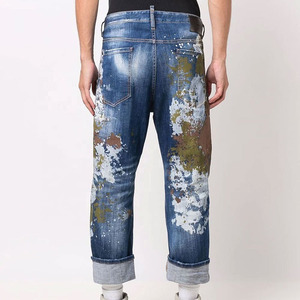 Comfortable Fit Acid Wash Technique Men's Denim <b>Jeans</b> Pants Design Your Own Style Denim Bottom Pant For Adults <b>Boys</b> - Product Image 3