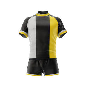 Maillots de rugby pour hommes de qualité supérieure, vêtements de sport personnalisés avec logo en relief, respirants, kits de rugby OEM, uniformes - Product Image 3
