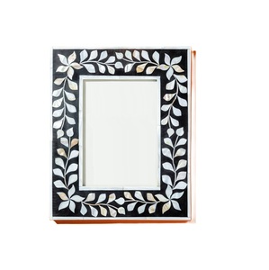Elegant <b>White</b> Mother of Pearl Inlay Photo <b>Frame</b> Customizable Indian Handmade Mother of Pearl Inlay <b>Picture</b> <b>Frame</b> Craft - Product Image 4