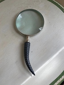 Buffalo Horn Handle <b>Magnifying</b> Glass Handcrafted for Precision Reading and Classic Vintage Style High Quality - Product Image 2