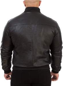 Venta al por mayor 2025 último estilo chaqueta de cuero genuino a prueba de viento e impermeable para hombres cuello con capucha nueva temporada Invierno superventas - Product Image 2