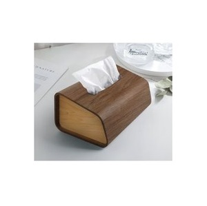 Porte-mouchoirs rectangulaire en bois, organisateur de serviettes en bois massif, écologique, personnalisable, fonctionnel et élégant pour les restaurants - Product Image 6