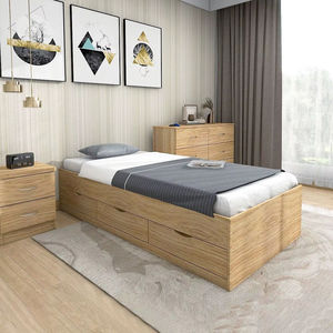 เตียงไม้เดี่ยว2256ทันสมัยโครงเตียงไม้อย่างดีเฟอร์นิเจอร์ห้องนอนหลากหลายสไตล์สำหรับใช้ในโรงพยาบาลโรงแรม - Product Image 1