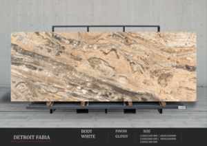 Brillance raffinée du marbre dans des dalles de porcelaine brillantes de 1200x2400 mm pour les espaces haut de gamme - Product Image 2