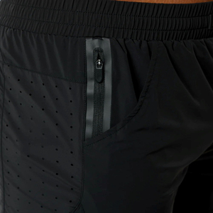 Pantalones cortos para correr informales para hombre al por mayor con logotipo personalizado, pantalones cortos de cintura media teñidos lisos para entrenamiento, gimnasio, deportes atléticos, servicio OEM - Product Image 6