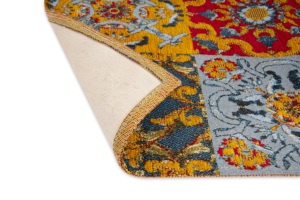 Tappeto Runner di Design Italiano 55x180cm Lavabile Jacquard Antiscivolo Morbido Poliestere Cotone Design Orientale per Uso Domestico Excelsa - Product Image 2