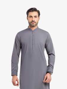 Salwar Kameez traditionnel pakistanais pour hommes, vêtements ethniques de qualité supérieure, coupe classique, pour mariage, Eid et fête - Product Image 2