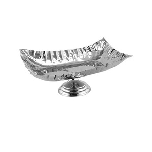 Decoración de mesa personalizada, Frutero de acero inoxidable, curvo a mano, para servir comida, artículos de Metal para catering de cocina - Product Image 6