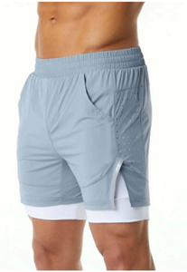 Pantalones cortos de entrenamiento de gimnasio atléticos de verano personalizados para hombres, ropa deportiva de talla grande ecológica de alta calidad, cordón elástico transpirable - Product Image 4