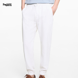 Pantalones Casuales para Hombre, Cintura Media, Cómodos, Color Blanco, Chinos Personalizados, Pantalones de Verano 2026 para Hombre - Product Image 3