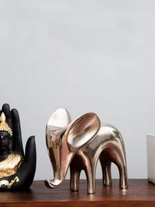 Haute qualité bohème en aluminium Sculpture métal maison accessoires pour comptoir décoration de la maison pour Halloween nouvel an chinois - Product Image 6