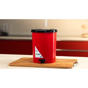 Poubelle à pédale en plastique 7000 ml, écologique, pour usage intérieur/extérieur, poubelle durable pour cuisine, salle de bain, bureau - Product Image 5