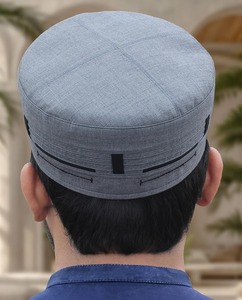 Stylish Waterproof Stitched Cap for Islamic Occasions Namaz Breathable Soft <b>Fabric</b> for Men's Comfort Sports <b>Outdoor</b> Daily Use - Product Image 3