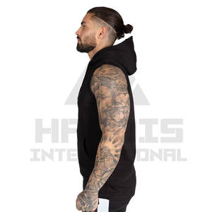Top Selling High Quality <b>Sleeveless</b> Hoodie for <b>Men</b> Different Design Hoodie in Custom Style <b>Men</b> Hoodie for Sale - Product Image 2