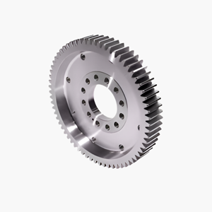 Rodamientos de placa giratoria sin mantenimiento de acero inoxidable mecanizado CNC con dientes de engranaje - Product Image 3