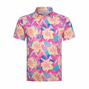 .เสื้อโปโลแขนสั้นมีปกสำหรับผู้ชายสำหรับเล่นกอล์ฟเดินออกกำลังกายกลางแจ้งและชุดลำลองในชีวิตประจำวัน - Product Image 1