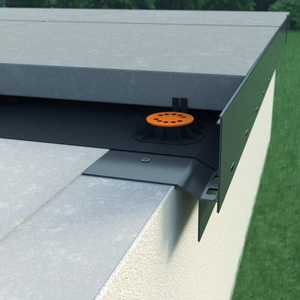 Renoplast ®   Perfil de aluminio para aleros W60, construcción de terrazas y balcones, suelos ventilados, sistemas de drenaje - Product Image 2