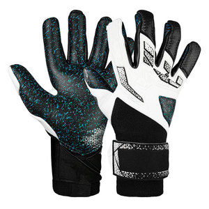 Gants de gardien de but de football professionnels personnalisés, paume en latex, protection des doigts, équipement d'entraînement et de match - Product Image 1