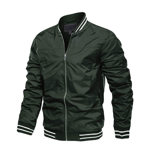 Chaquetas y abrigos bomber casuales personalizados con camiseta de cintura y puños ajustados, ideales para el frío de otoño e invierno. - Product Image 1