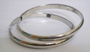 Bracelet en argent et cuivre poli artisanal de haute qualité tendance pour femmes, élégant, plaqué platine, bijoux de mariée indiens classiques - Product Image 5