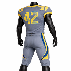 Conjunto de Uniforme de Fútbol Americano Personalizado al por Mayor, Pantalones de Jersey Transpirables de Malla, Ropa Deportiva para Equipos, OEM a Granel - Product Image 6