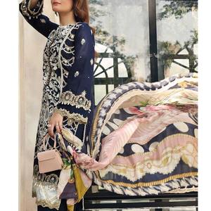 Salwar Kameez para Mujer, Vestido Formal, Tejido de Algodón Suave y Transpirable, Costura Elegante para Uso Oficial y Fiestas - Product Image 4