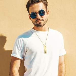 Bijoux de crémation en acier inoxydable doré de taille personnalisée collier d'urne à pendentif cylindrique Style moderne souvenir commémoratif des cendres - Product Image 6