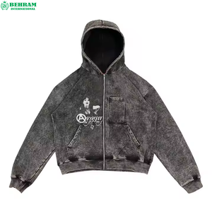 Sweat-shirts à capuche gaufrés pour adultes, fabrication pakistanaise, impression numérique de haute qualité, molleton de coton 400 GSM, tissu éponge français, séchage rapide - Product Image 3
