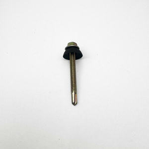 Vis autoforeuse à tête hexagonale avec rondelle EPDM, zinguée jaune M3.5, DIN 7504 K, acier au carbone, fixations THV, Vietnam - Product Image 3