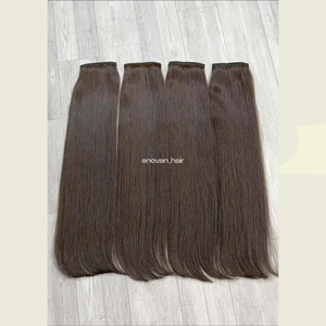 Extensions de cheveux vietnamiens professionnelles à clipser, utilisant une technologie russe pour des cheveux humains épais et durables avec une brillance naturelle - Product Image 5