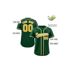 Ropa de softbol, camisetas de béisbol para mujer, camiseta de béisbol personalizada Premium con botones completos, camiseta sublimada, ropa de béisbol - Product Image 6