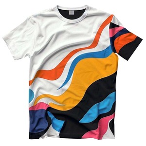 Camiseta de Manga Larga para Hombre, Transpirable, Talla Grande, Estampada, con Logotipo Frontal, 100% Algodón, Casual - Product Image 1