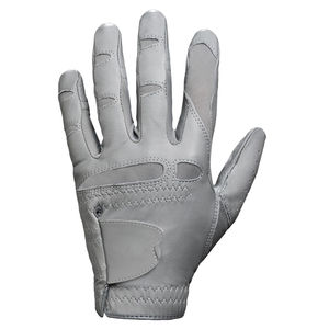 Custom Size Golf <b>Gloves</b> Wholesale Both Handed Black and White <b>Sheepskin</b> Leather <b>Gloves</b> for Men and <b>Women</b> Genuine Leather - Product Image 1