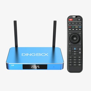 2026 Selling Dingbox D2 6K 4GB DDR3 Memory 64GB Android 12 Streaming <b>Tv</b> Box with Voice <b>Control</b> <b>Remote</b> - Product Image 3