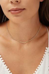 Elegante Collar Unisex de Plata de Ley Chapado en Oro de 14K de Alta Calidad con Diamantes Cultivados en Laboratorio con Corte Brillante y Certificado IGI - Product Image 5