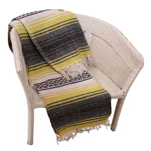 Nouvelle collection de couverture en laine Falsa jaune clair de luxe pour salon à domicile ou hôtel - Product Image 5