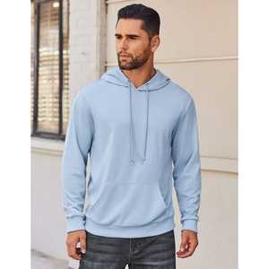 Winter Men's Long-Sleeved Sweatshirt Plus Velvet Warm <b>Hoodie</b> Custom Printed Embroidery Logo Casual Solid Color Top <b>3xl</b> - Product Image 5