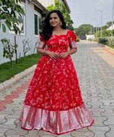 Sonia pakistanaise femmes robes prêtes à l'emploi dames costumes Vintage fête porter femmes kurti avec dupatta ensemble