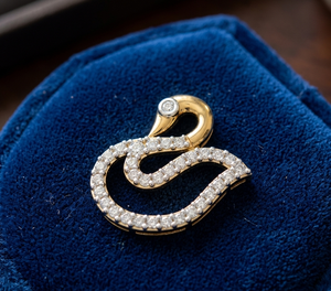 Luxury <b>Solid</b> 18k and 14 k <b>Gold</b> Diamond <b>Pendant</b> Certified Natural Diamonds Jewelry - Product Image 2