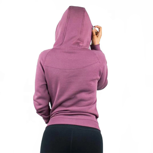 Pull à capuche pour femmes en coton noir blanc uni à imprimé logo personnalisé de haute qualité pas cher - Product Image 6