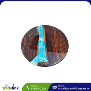 Epoxy <b>Resin</b> Wood Rectangle Dining <b>Table</b> <b>Top</b> Eco-Friendly Durable Traditional Design Handicraft Home Decor Seating Capacity 4 - Product Image 6
