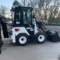 Chargeuse compacte sur chenilles en caoutchouc Hidromek Mini Diesel HMK 99kg 4x4 avec pelle rétrocaveuse, boîte de vitesses, pompe et godet - Product Image 2