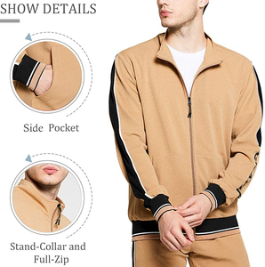 Survêtement de jogging décontracté pour homme en molleton technique, épais, hiver 2025, personnalisable en gros avec logo sur mesure, 100 % polyester - Product Image 4