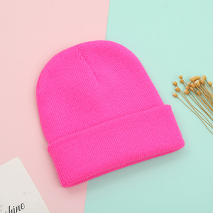 Wholesale Custom Warm and Cozy Acrylic Knit Plain Blank Children Kids Toddler Baby Infant <b>Winter</b> <b>Cap</b> Beanie Hat - Product Image 3