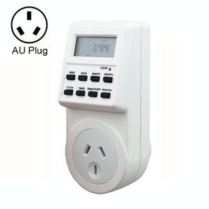 ปลั๊กไฟอัจฉริยะ AC Smart Home 240V พร้อมตัวตั้งเวลาแบบเสียบปลั๊ก หน้าจอ LCD นาฬิกา 12/24 ชั่วโมง รุ่น AU Spina - Product Image 1