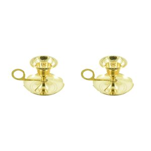 เชิงเทียนทองเหลืองแบบโบราณสำหรับตกแต่งบ้านสำหรับเทศกาลคริสต์มาสเชิงเทียนแบบโลหะ - Product Image 3