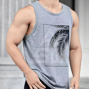 Meilleures ventes en ligne 2025 Débardeurs de sport pour hommes Tricotés décontractés Légers Conception de logo personnalisée Toutes les tailles disponibles Fibre de bambou - Product Image 3