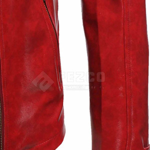 Veste en cuir personnalisée, veste en cuir légère, veste en cuir respirante pour homme, veste d'hiver en cuir à faible MOQ - Product Image 6